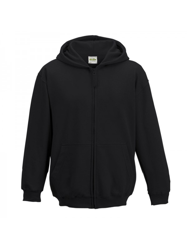 Plain kids Black Zip Hoodie £6.60 starsNstripes